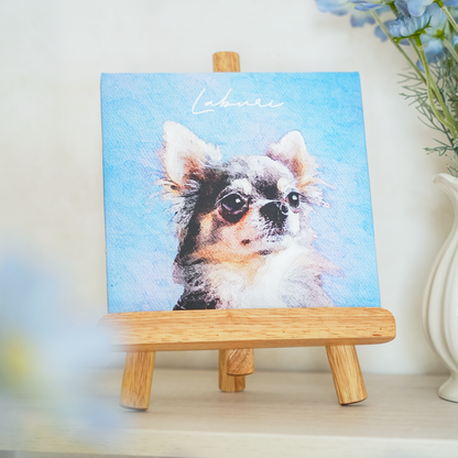 オーダーメイドペットアート うちの子アート 水彩画風