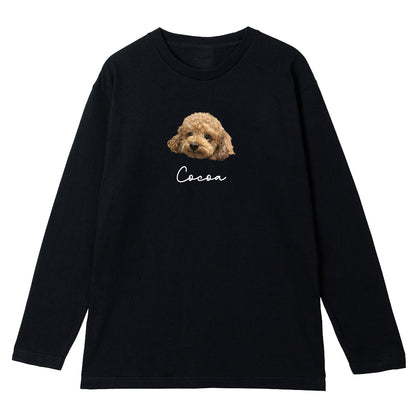 オーダーメイドペット長袖T シャツ うちの子長袖Tシャツ
