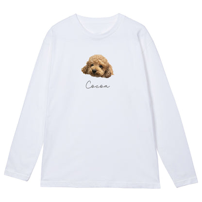 オーダーメイドペット長袖T シャツ うちの子長袖Tシャツ