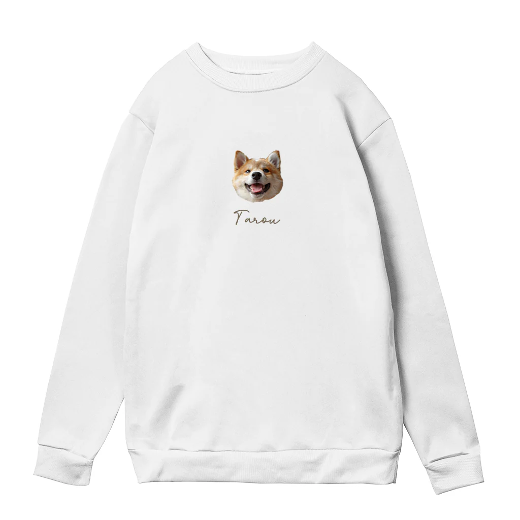 うちの子スウェット|写真・似顔絵・手描きアートから選べる オーダーメイド ペットスウェット