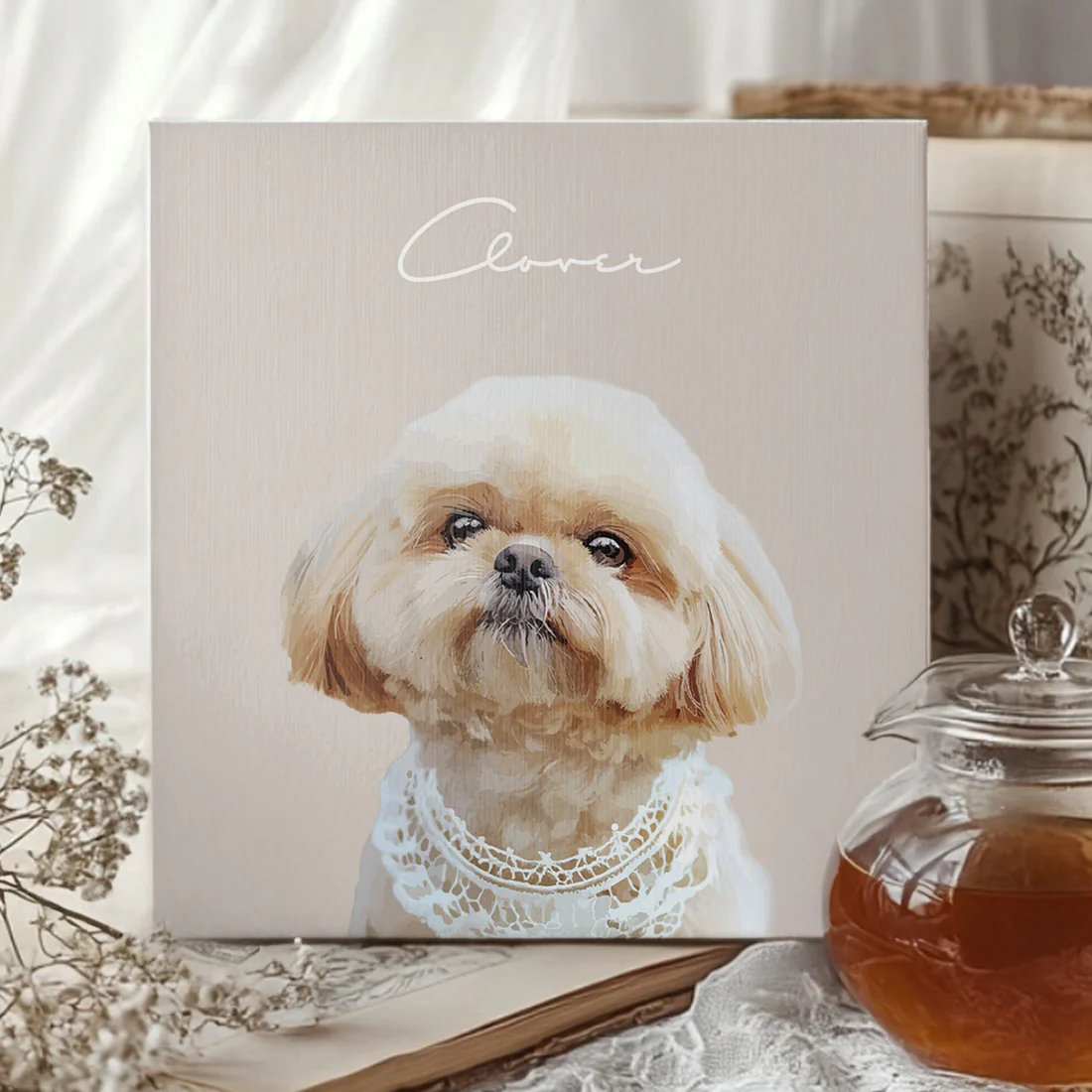 うちの子 アート風｜写真から作る オーダーメイド ペットアート